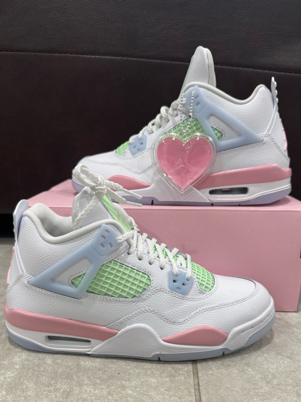 Jordan 4 Retro Valentine's Day 2026 GS Womens Sneakers IB7068-100